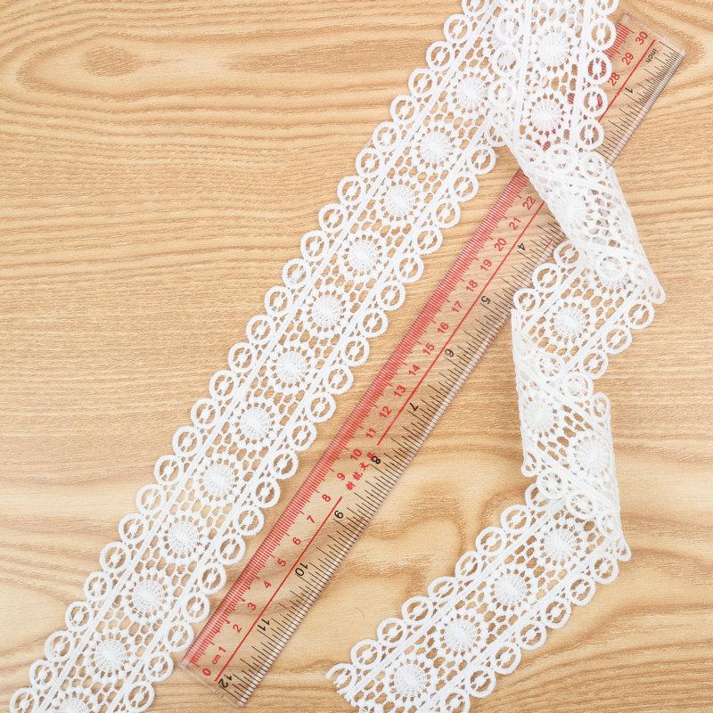New Milk Silk Lace, Water-Soluble Embroidery Lace Accessories Diy Clothes Shoes Bags Curtains Decoration Handmade