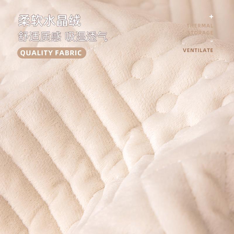 Winterlicher Sofabezug aus Kristallsamt, warm, verdickt, rutschfest, für Wohnzimmer, Couchbezüge, weiches Universaltuch für Armlehne und Rückenlehne