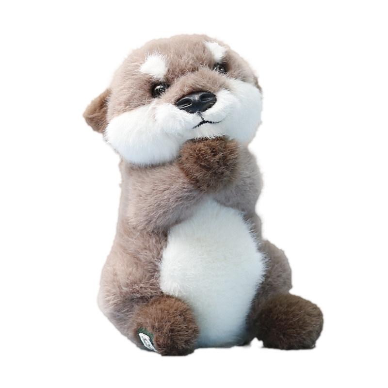 Plush Otter Toy For Kids Girls With Keychain And Bag Charm Gift Idea