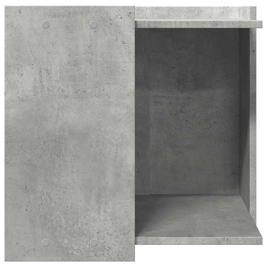 Vidaxl Litter Box Cabinet, Concrete Grey, 53X53X51 Cm