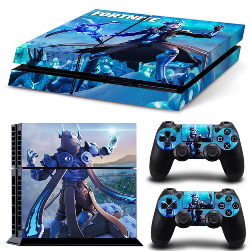 Fortnite Activity Console Stickers Designed for PS4 Anime Colour Decals Designed for PlayStation 4 Controller Gamepad Full Body Film Skin Children