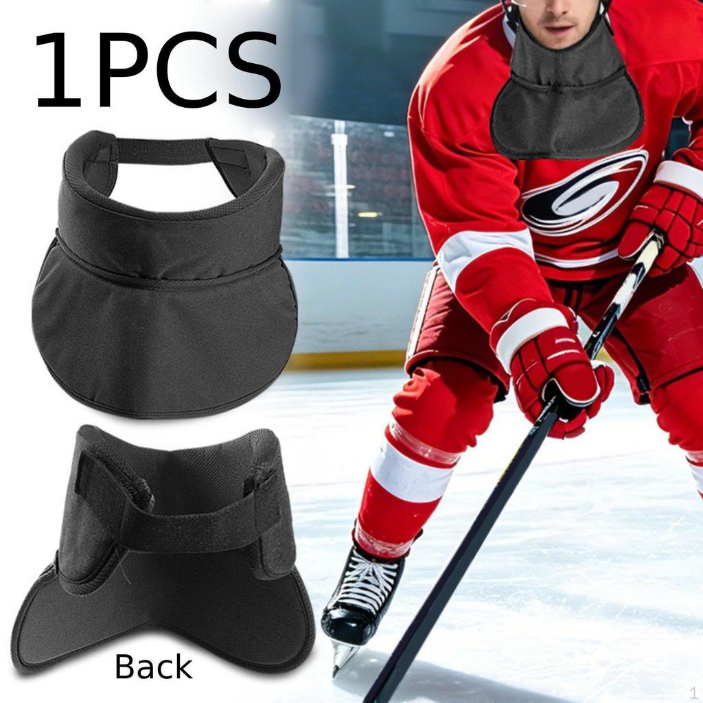 Comfortable And Adjustable Ice Hockey Neck Protector, Ideal for Beginner Training.