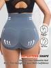 Flarixa Graue Shapewear Unterteil für Damen Hohe Taille Nahtlose Slips Bauchkontrolle Slips Hüft-Po-Lifter Schlankmachender Mieder Damen Oberschenkelmitte Body Shaper