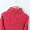 2024 Autumn Women's High Neck Long Sleeve Sweater - European American Style, Casual & Versatile Fashion