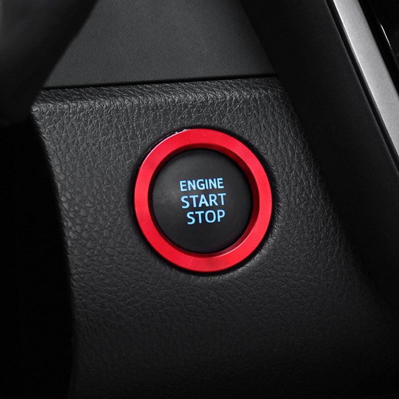 18-22 Camry 8th Gen AC Knob, Rearview Mirror, Audio Knob Decorative Rings & Stickers