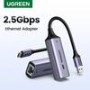 UGREEN USB Ethernet Adapter 2.5G 2500Mbps USB3.0 Network Card for Laptop PC NAS Server Windows Mac OS USB-A/C Internet Adapter 3