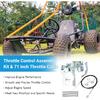 71 inch Throttle Cable and Throttle Linkage Assembly Kit Compatible with 212cc 1