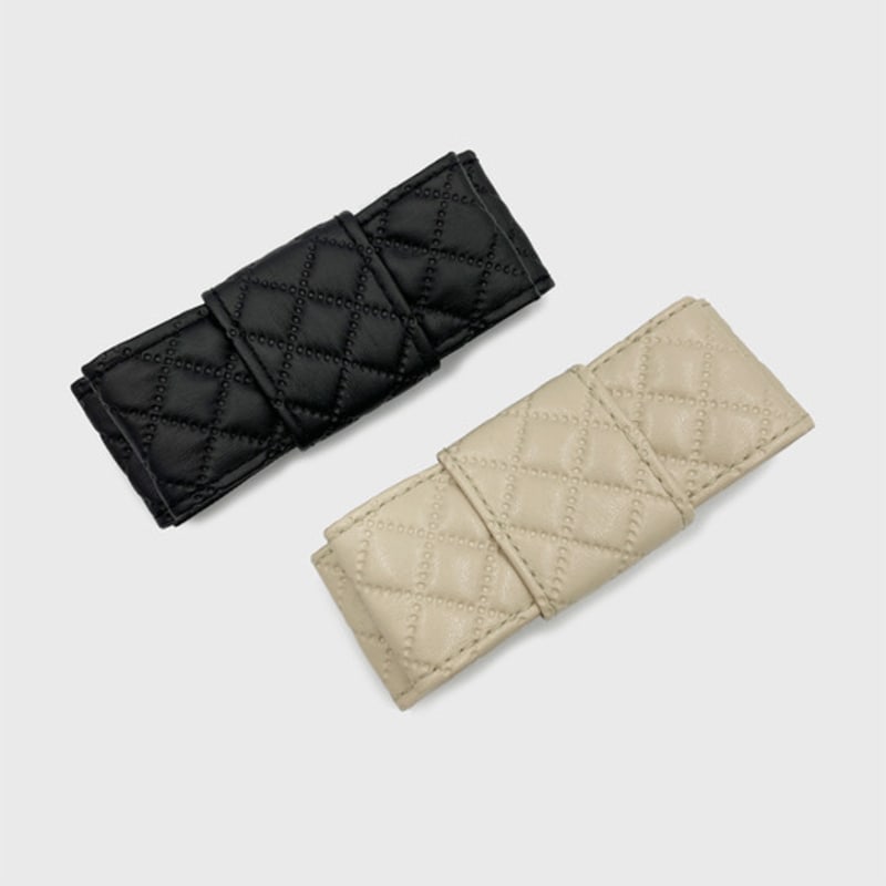 Jean Paul Clarisse Quilted Square Ribbon Pin JP-21-032AB