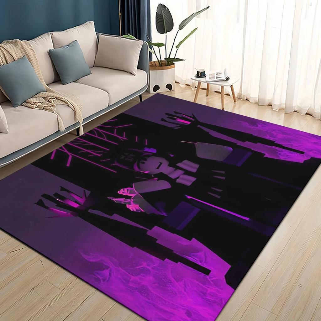 3D B-Blox Fruit 27 Style New Cartoon Carpet Rug for Living Room Bedroom Home Sofa Decoration,Kids Play Non-slip Floor Mat