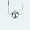 lowool Big ball silver necklace