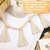 Tatuo Boho Macrame Tassel Garland for Classroom Decor Hanging Tassel Garland Bunting Boho Classroom Decor for Nursery Room Birthday Party Bedroom
