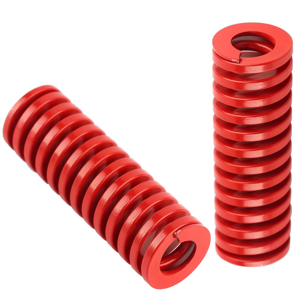 2pcs OD 30mm ID 15mm Medium Load Mould Die Spring Red (TM30*90mm)