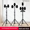 Dual Phone & DSLR Live Streaming Tripod with Multi-Camera Mount, Selfie Light, and Fill Lighting for Photography & Streaming