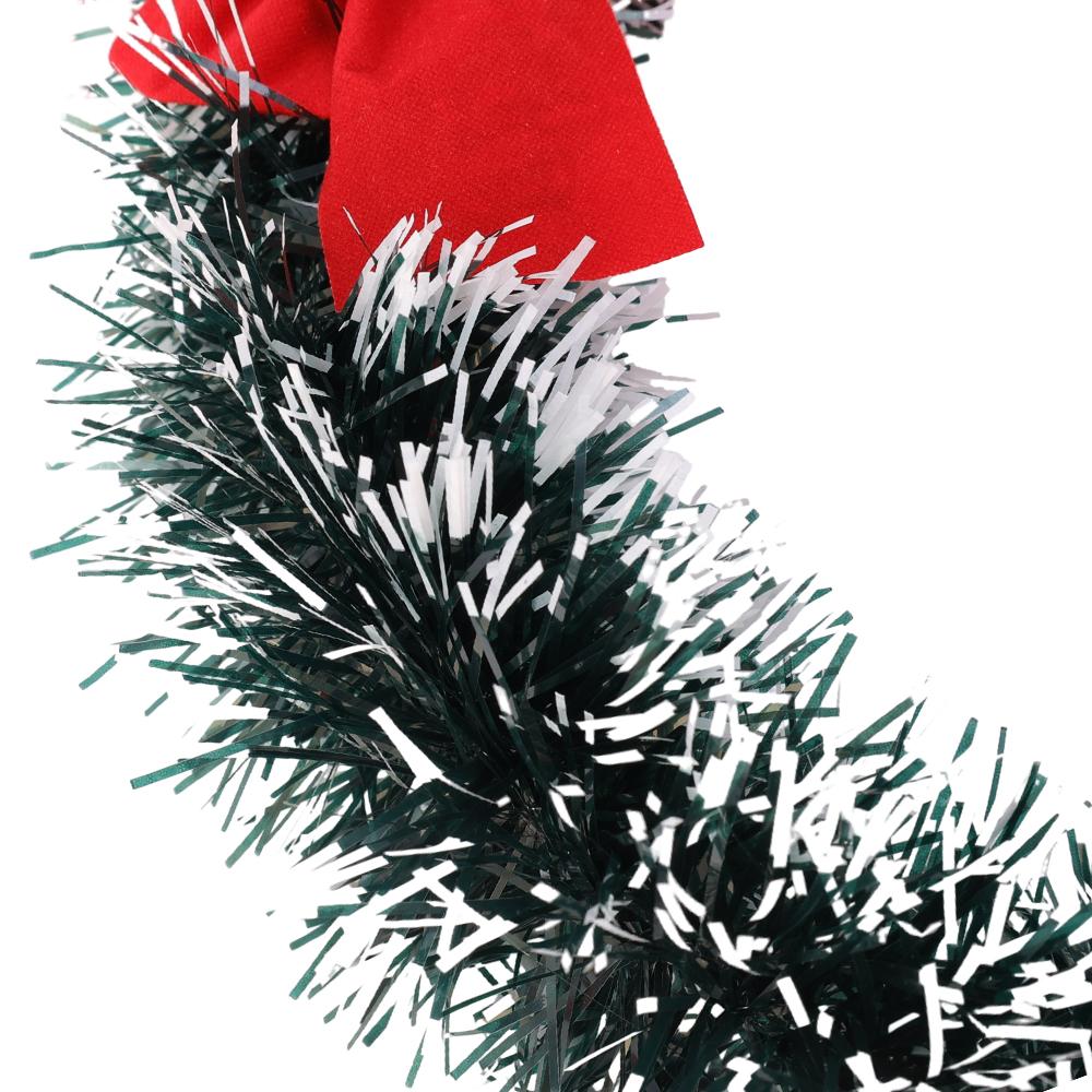 2/1Pcs Christmas Wreath Artificial Pendants DIY Xmas Tree Garlands Vines Door Wall Hanging Ornaments Xmas New Year Decorations