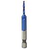 High Speed Steel Plated Blue 6.35mm Hex Shank Tap Drill Bit HSS Compound Tap (M3)