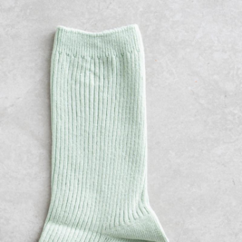 Monfoot Women S Ribbed Long Neck SockS Green