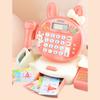 Kids Cash Register Pretend Play Toy Playhouse Roleplay Toy Realistic Checkout Counter Education Toy for Children 4 5 6