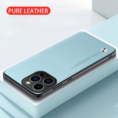 Luxury PU Leather Case For iPhone 17 Air 16 16E 15 14 Plus 13 12 Mini 11 Pro Max Cover Soft Silicone Protection Phone Case