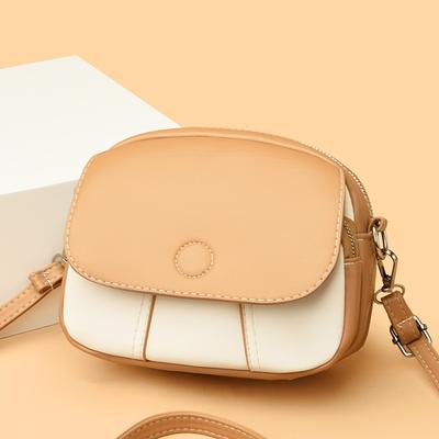 Tas dames nieuwe niche design schoudertas mini meerlaags kleine ronde tas veelzijdige mode schouder schoudertas