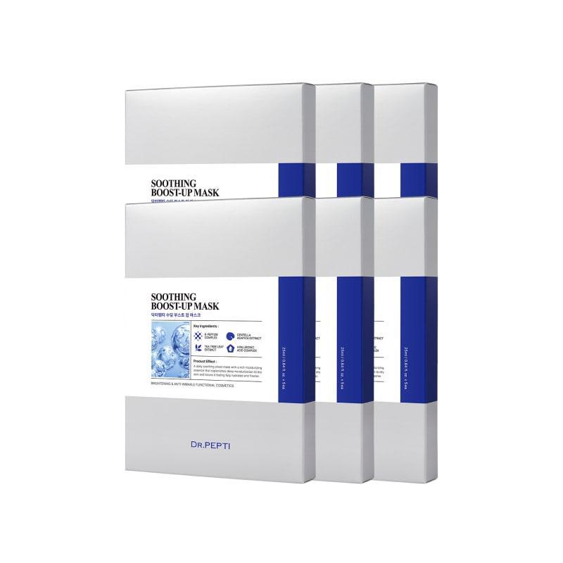 Soothing Boost Up Mask Pack 5 Sheets X 6 Boxes (30 Sheets)