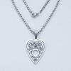 Meise Jewelry Stainless Steel Heart Necklace: Men's and Women's Simple, Stylish Good Boy Design