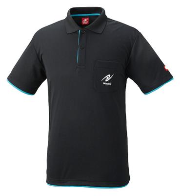 Nittaku Unisex Table Tennis Uniform Layer Shirt NW2172 Black SS (71)