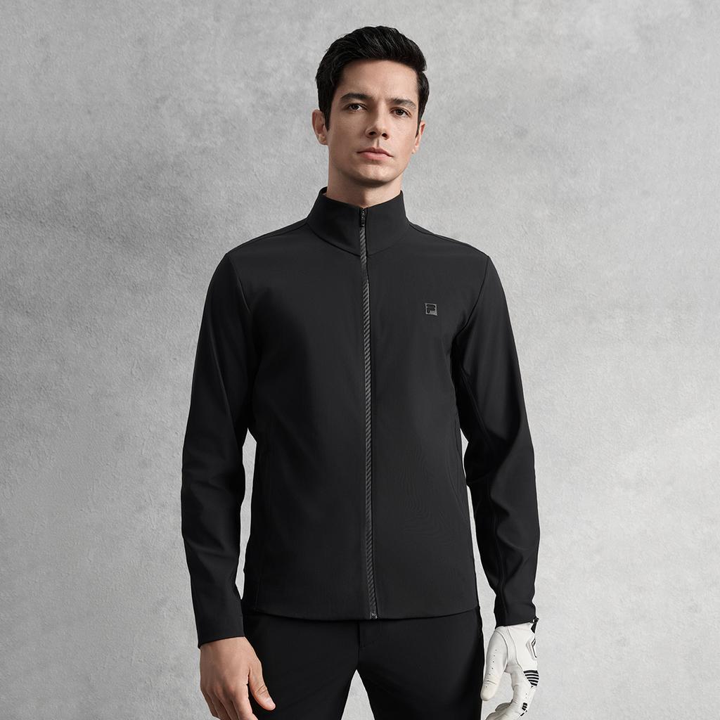 New FILA Golf Series Jackets Men's Pitch Black A11M535501FBK