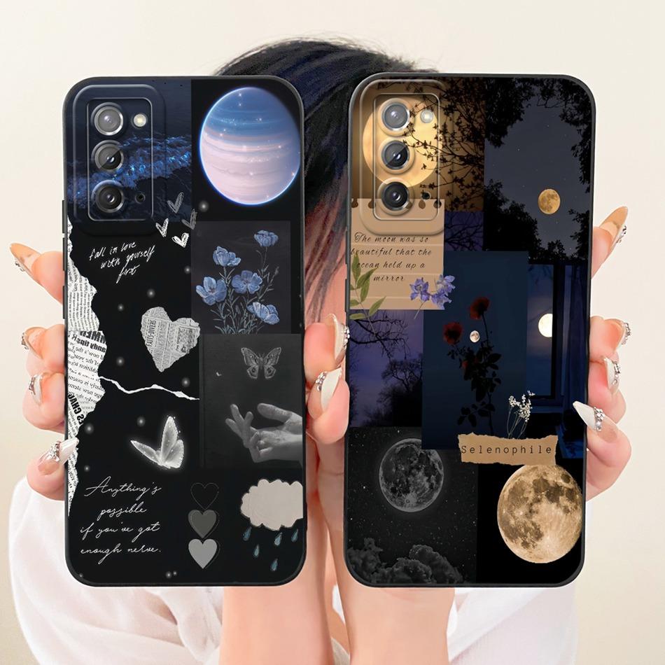 Pour Samsung Galaxy S20 S20+ S20FE Étui de téléphone Peinture Plage Crépuscule Mode Pour Samsung S 20 S20 FE 5G 4G Pare-chocs Souples en Silicone
