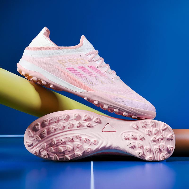 Putian Nahtlose Fly-Woven Fußballschuhe Herren Niedrig geschnitten Jugend Lange Nägel Und Gebrochene Nägel Trainings-Sportschuhe