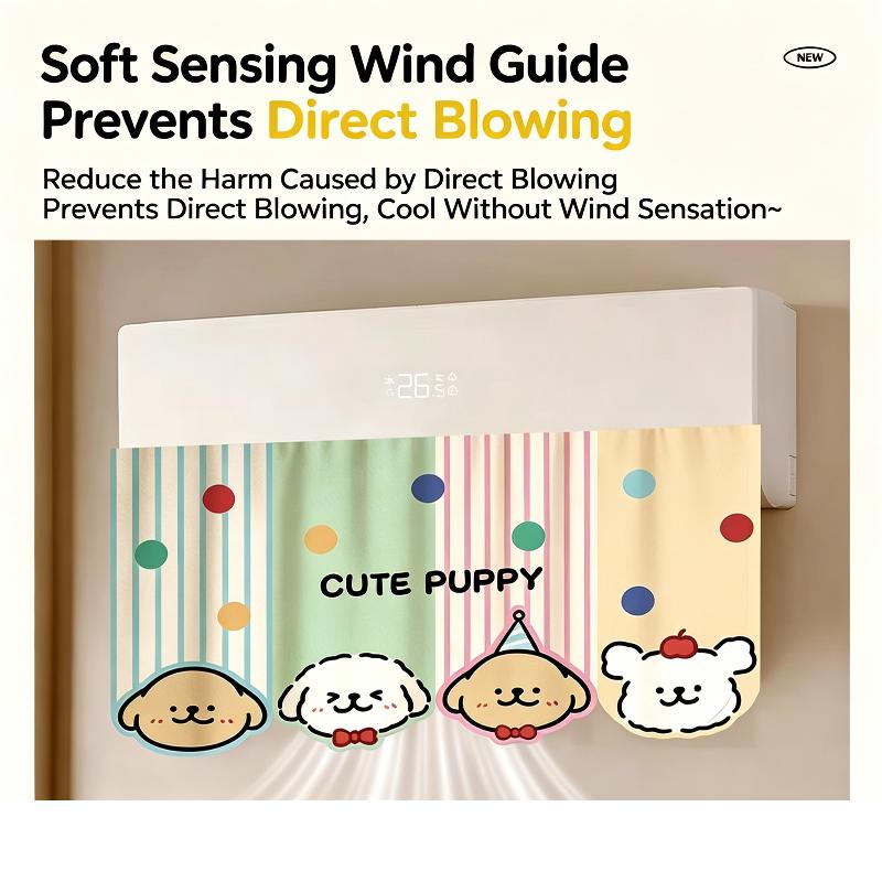 1Pc Animal Cartoon Self-Adhesive Door Curtain Privacy Partition For Bedrooms Living Rooms Bathrooms - No Perforations Needed