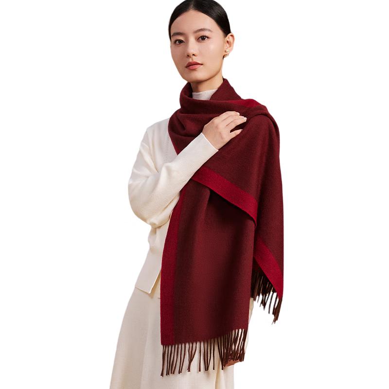 

Shanghai Story Women s 100% Pure Wool Scarf & Shawl 35x180cm (with fringe)