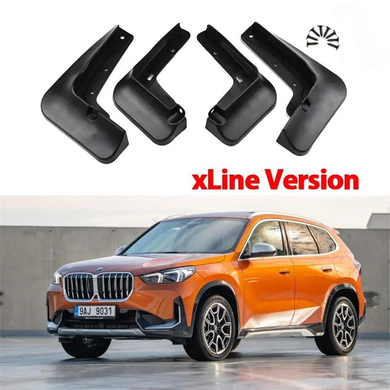 Mud Flaps Auto Front Rear 4pcs Mudguards Special Fender Mudflaps Car Accessories for BMW X1 IX1 U11 M35i M Sport XLine -2024