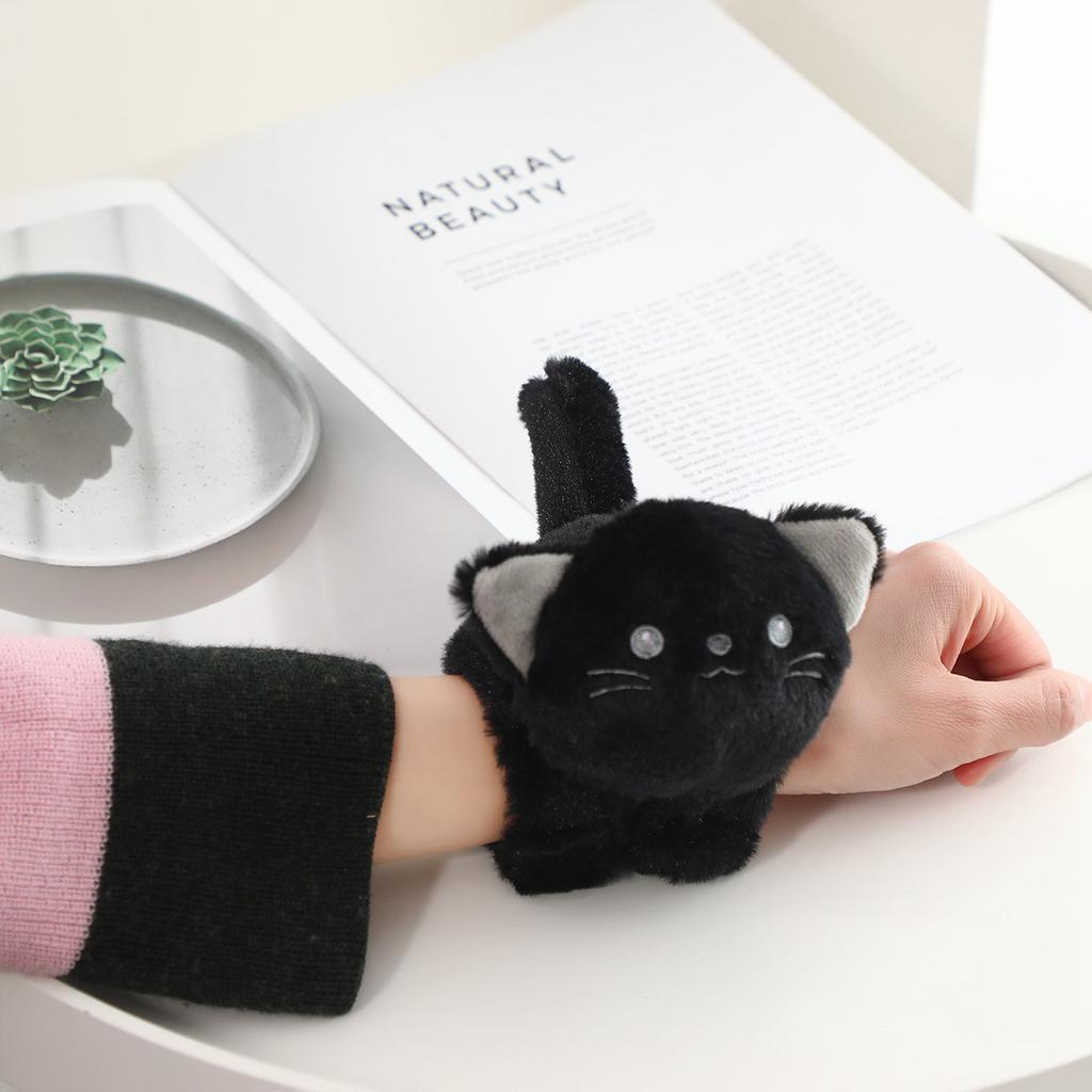 Cute Cute Animal Cat Sex Circle Plush Toy Doll Black Cat Bracelet Children's Soothing Doll