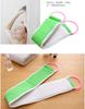 1 Pack Silicone Back Cleaner Soft Loofah Bath Towel with Body Exfoliation Massage Shower Body Cleansing Bath Sponge