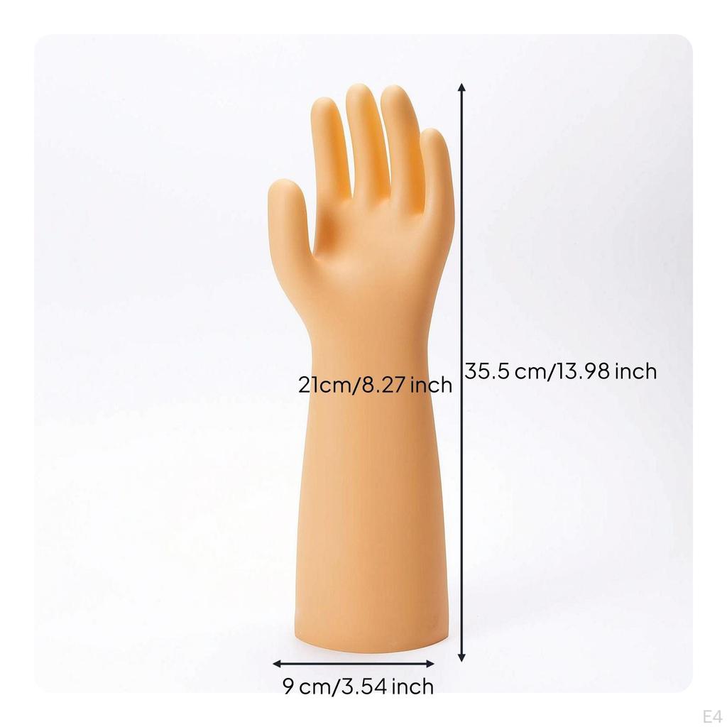 Mannequin Hand Matt Display für Einzelhändler, Fotografen, Foto-Requisite Schwarz Rechts