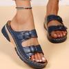 Fashion Women Shoes Sandals Summer Platform Women's Shoes Slip On Sandals For Women Wedge Walking Shoes Casual Female Slipper Footwear