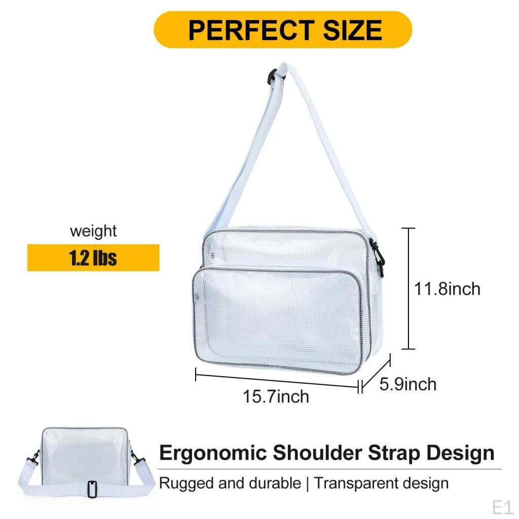 Klare Werkzeugtasche PVC Anti für Werkstatt Sport Damen Herren Garage Außenarbeit