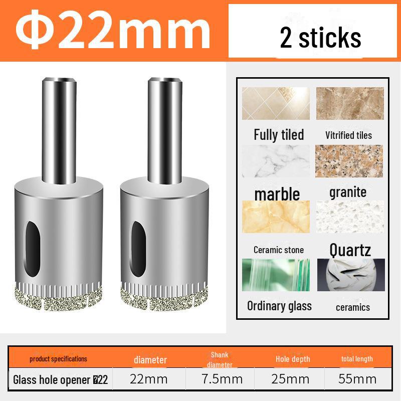 Burghiu diamant Green Forest pentru faianță, sticlă și marmură