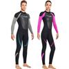 3mm Neoprene Wetsuit Men Women Full Body Long Sleeve Diving Surfing Snorkeling Winter Swimming Thermal Protection