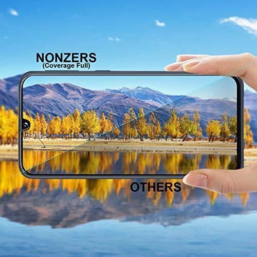NONZERS Verre Trempé pour Samsung Galaxy A40, [sans Bulles] [Anti-Rayures] 3D Film Protecteur Vitre d'Écran en 9H Dureté et Film de