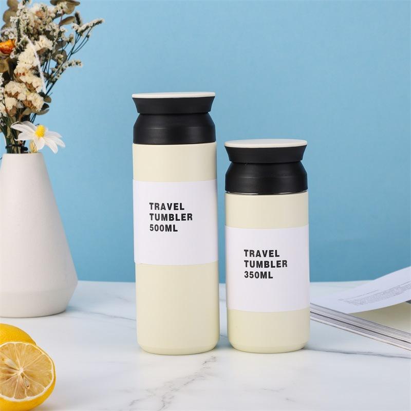 Edelstahl Vakuumbecher Student Outdoor Tragbar Element Tasse Herren und Damen Tragbarer Kaffeebecher