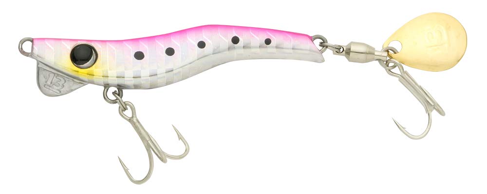 BREADEN Metal Jig Metalmaru13 Single 14 Pink Sardine. 13g