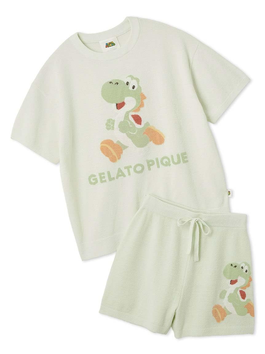 

Nintendo Toad Yoshi JQD Pullover Shorts PWNT252011 MNT F [Gelato Pique] & Women s (Yoshi)
