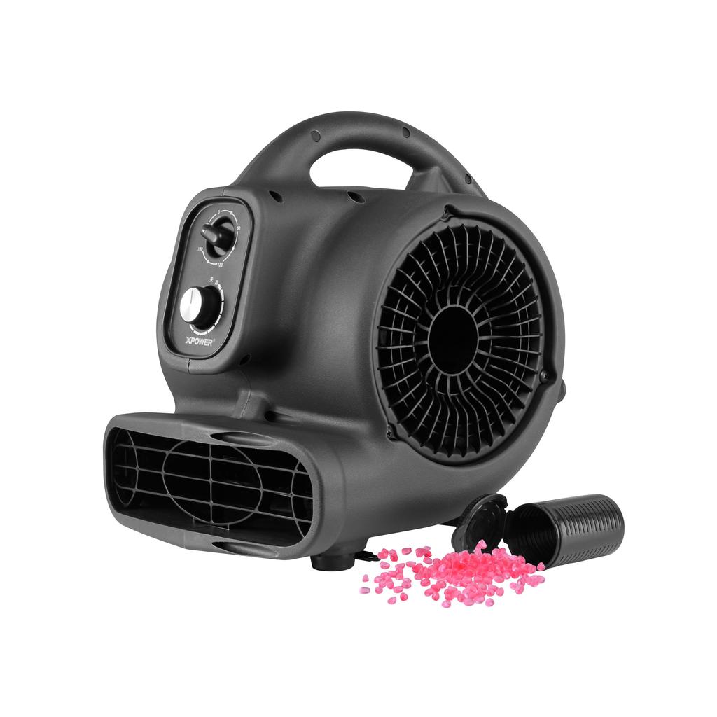 Floor Blower Timer & Knob Actuator XPOWER Black Gel Beads Scented Air Freshen Aire P-250DT