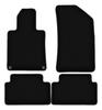 Tapis de sol BASIC en velours noir pour: Peugeot 508 I berline, break, SW, RXH (2010-2018)