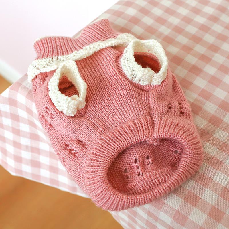 Cozy Autumn/Winter Floral Sweater for Pets