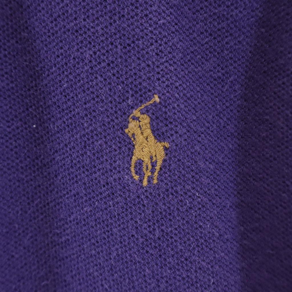 POLO SPORT RALPH LAUREN Short sleeve Polo shirt L Purple Impact 21 Pique Women Used