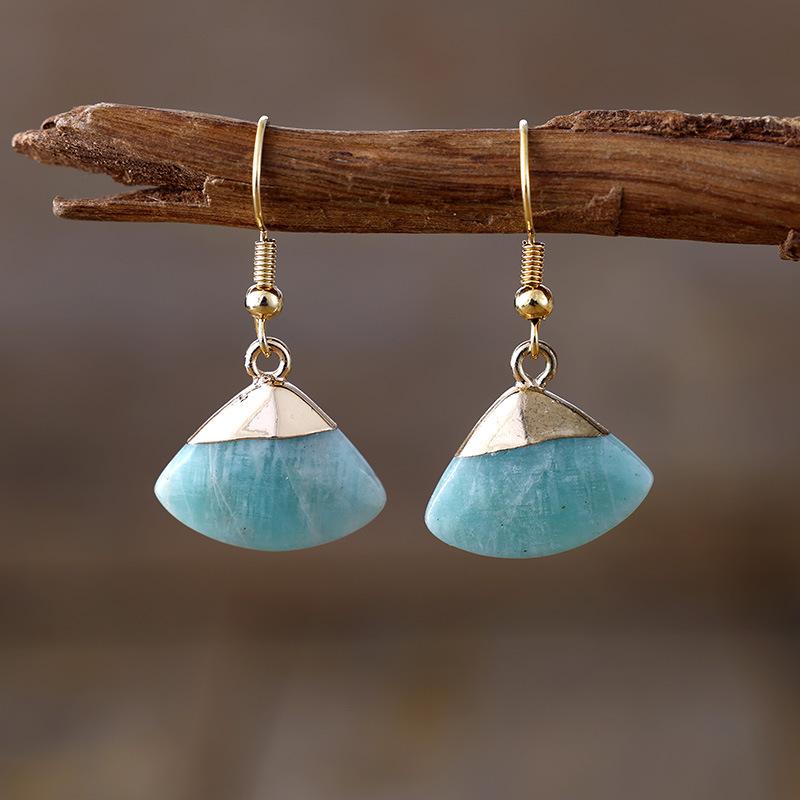 

Модні висячі сережки для жіночих прикрас синій