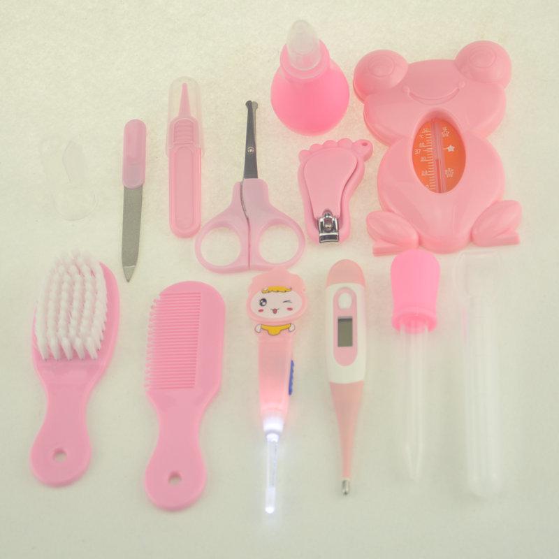Baby-Pflege-Werkzeug-Set Säuglings-Nagelknipser Kinder Hygiene-Pflege Thermometer Schere Nagelfeile Neugeborenes Baby Maniküre-Set Pflege-Set