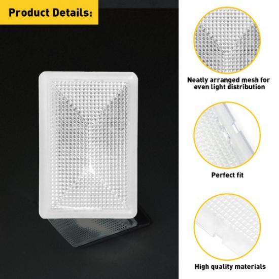 White LED Interior Dome Light For 1999-04 Ford F250 F350 F450 F550 Super Duty EA